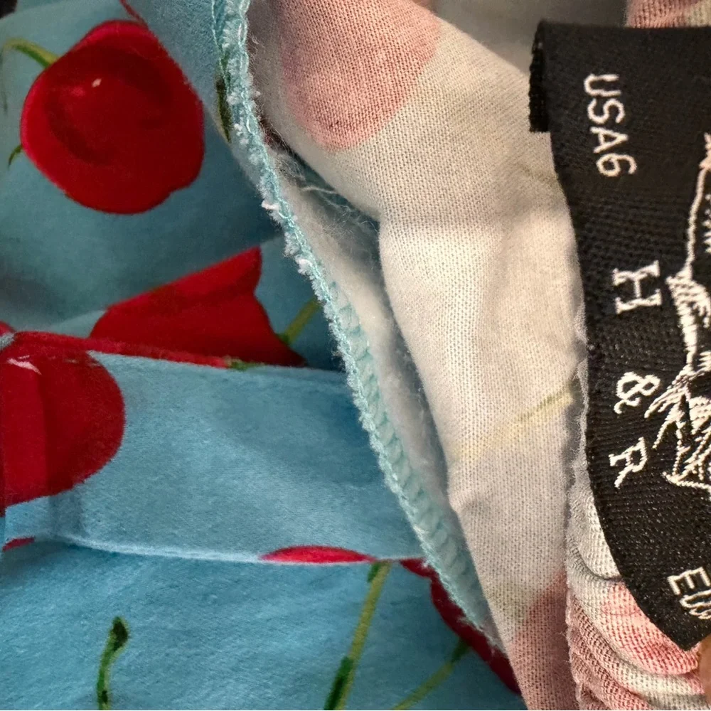 Hearts and roses cherry print tank dress.